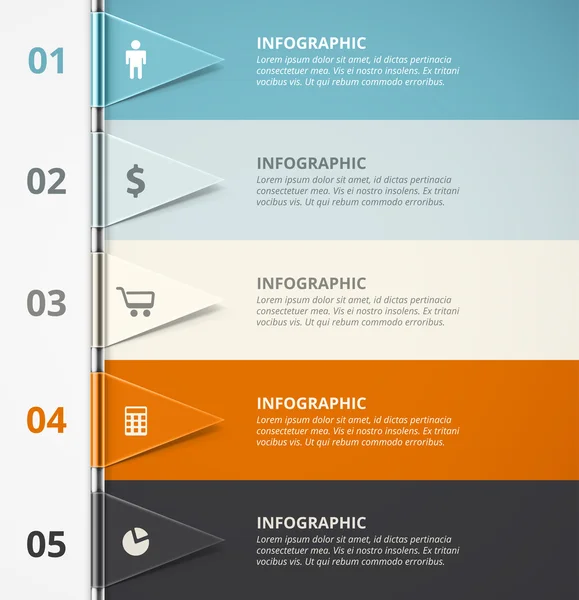 Fondo infográfico — Vector de stock