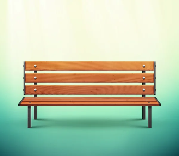 Banc isolé — Image vectorielle