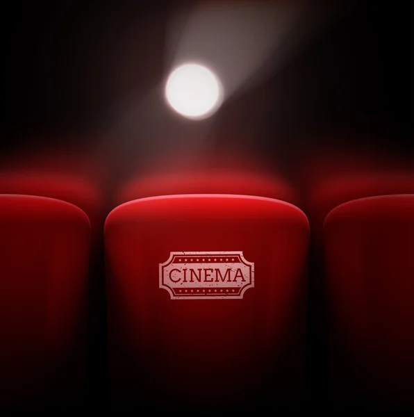 Sala de cinema — Vetor de Stock