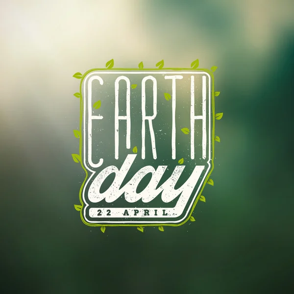 Día de la Tierra — Archivo Imágenes Vectoriales