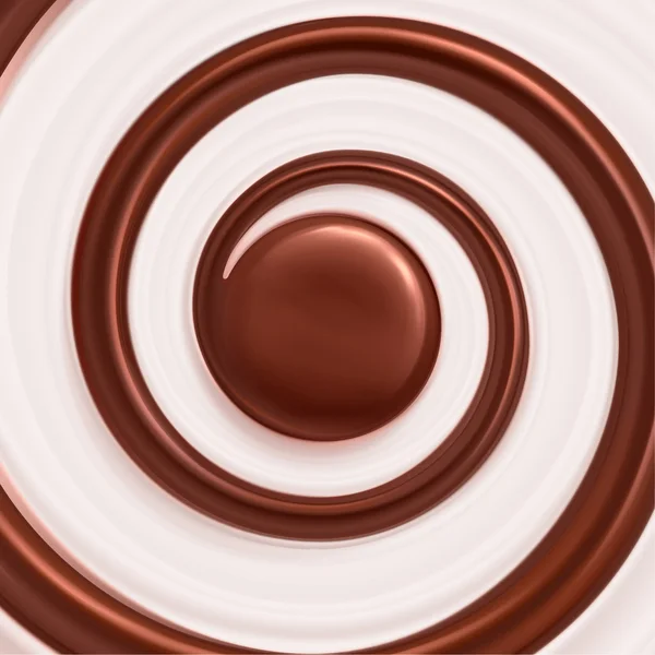 Süße Spirale Hintergrund — Stockvektor