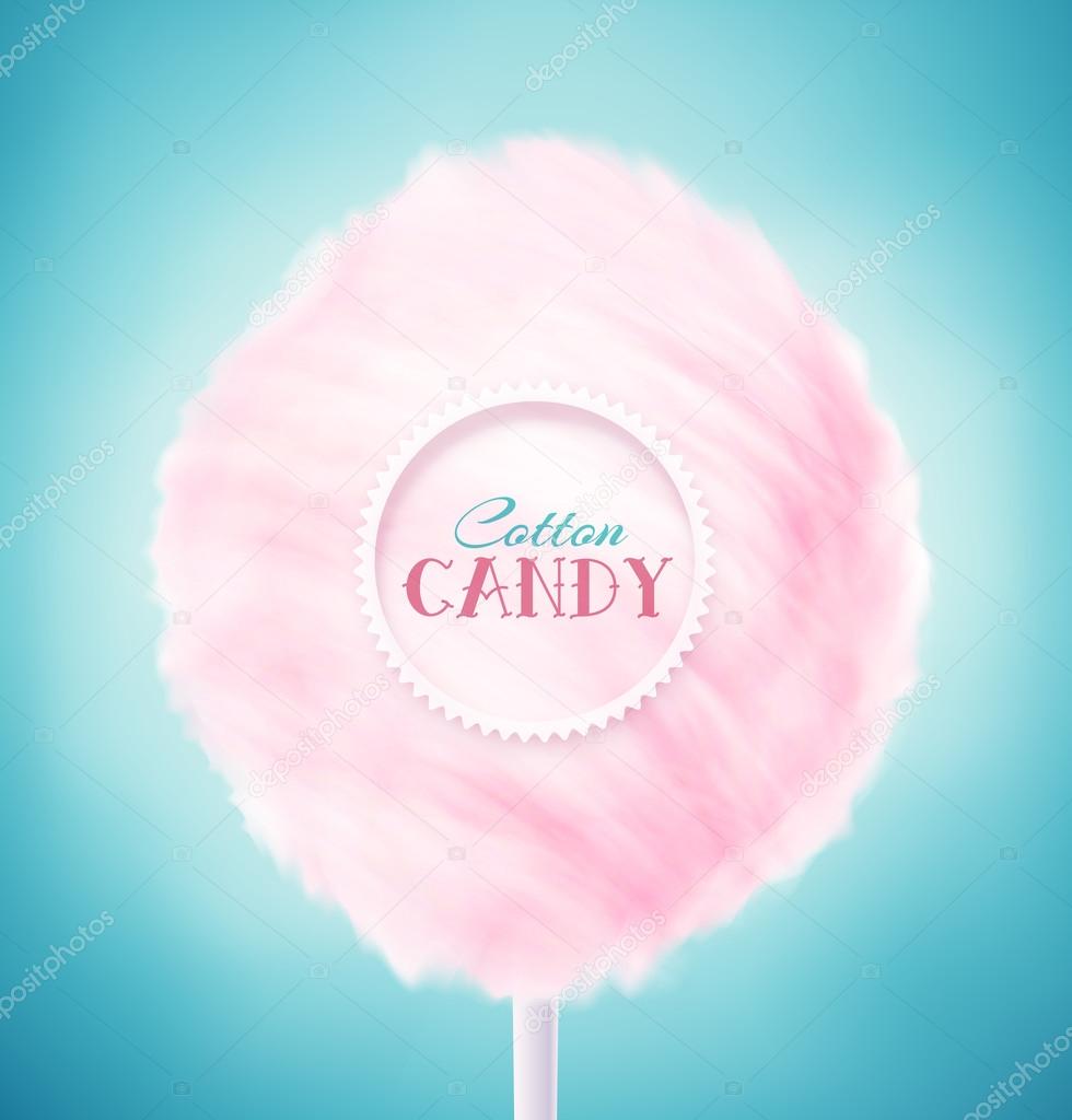 Pink cotton candy,