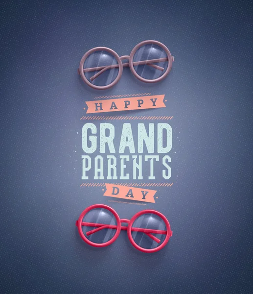 Happy Grandparents Day — Stock Vector