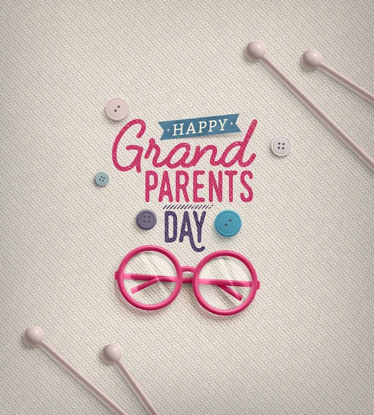 Heureux grand-parents jour, — Image vectorielle