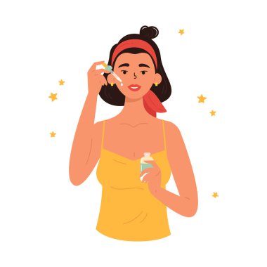 Yüz yağıyla yaşlanma önleyici cilt bakımı yöntemi. 