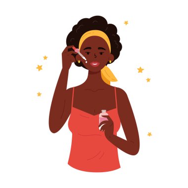 Yüz yağıyla yaşlanma önleyici cilt bakımı yöntemi. 