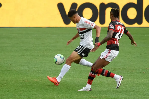 Rio Brésil Novembre 2020 Brenner Bruno Henrique Dans Match Entre — Photo