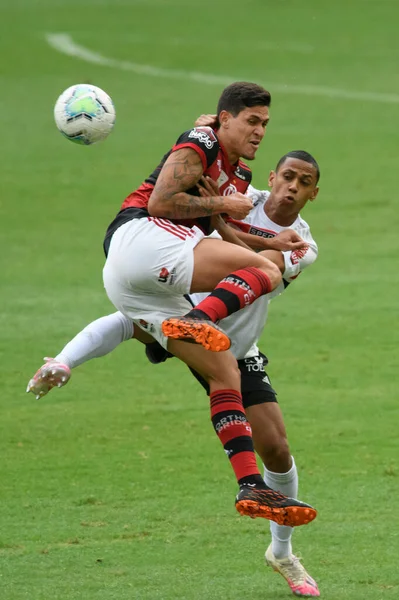 Rio Brasilien November 2020 Pedro Spieler Spiel Zwischen Flamengo Und — Stockfoto
