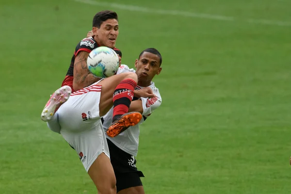 Rio Brazil Listopad 2020 Pedro Zawodnik Meczu Między Flamengo Sao — Zdjęcie stockowe