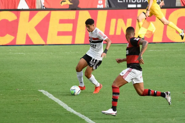 Rio Brasil Novembro 2020 Gabriel Sara Joga Jogo Entre Flamengo — Fotografia de Stock