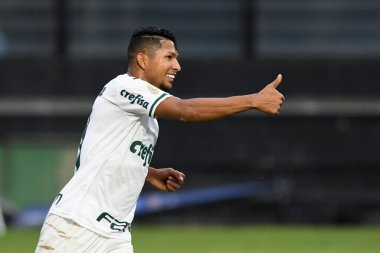 Rio, Brezilya - Kasım 08, 2020: Sao Januario Stadyumu 'nda Brezilya Şampiyonası Vasco ve Palmeiras arasında oynanan maçta Rony oyuncusu