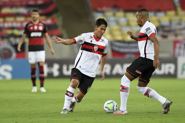 Rio Brasile Novembre 2020 Giocatore Chico Partita Tra Flamengo Atletico — Foto Stock