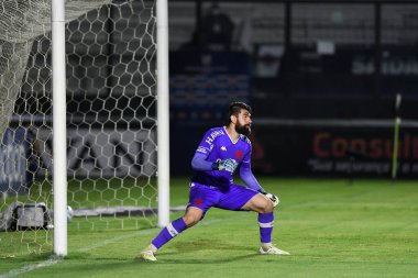 Rio, Brezilya - 13 Aralık 2020: Fernando Miguel, Sao Januario Stadyumu 'nda düzenlenen Brezilya Şampiyonası' nda Vasco 1 ve 1 Fluminense arasında oynanan maçta