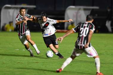 Rio, Brezilya - 13 Aralık 2020: Martin Benitez, Sao Januario Stadyumu 'nda düzenlenen Brezilya Şampiyonası' nda Vasco 1 ve 1 Fluminense arasında oynanan maçta