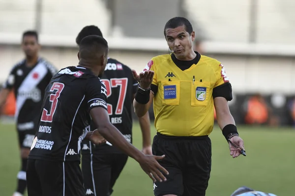 Rio Brazilië December 2020 Ricardo Marques Ribeiro Scheidsrechter Wedstrijd Tussen — Stockfoto