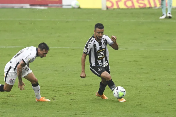 Rio Brasilien Dezember 2020 Spieler Spiel Zwischen Botafogo Und Corinthians — Stockfoto
