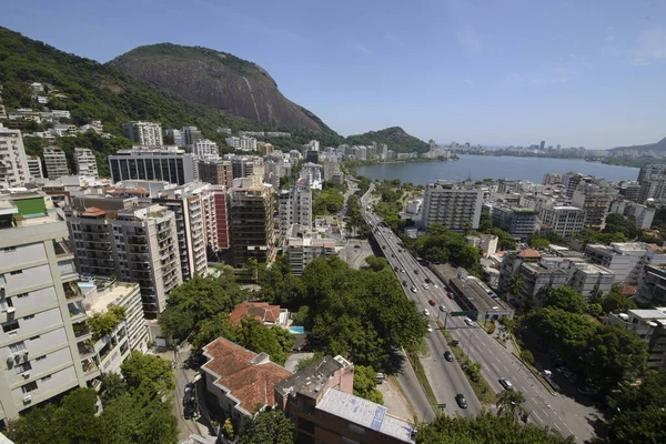 Ріо Бразилія Січня 2021 Вигляд Лагоа Родріго Фрейтас Важливої Листівки — стокове фото