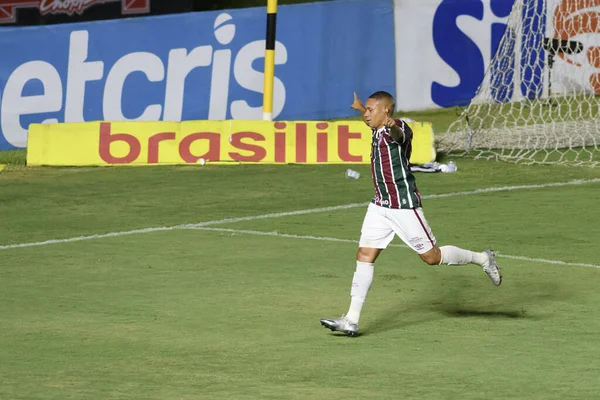 Rio Brasil Janeiro 2021 Jogador Wellington Silva Jogo Entre Fluminense — Fotografia de Stock