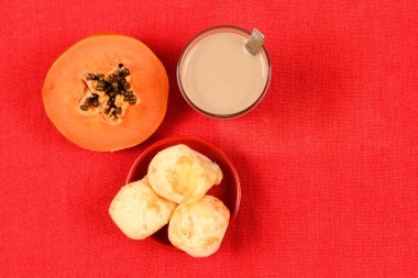 Brezilya Gıda Rehberi - Kahvaltı, sütlü, peynirli ve papaya meyveli kahve