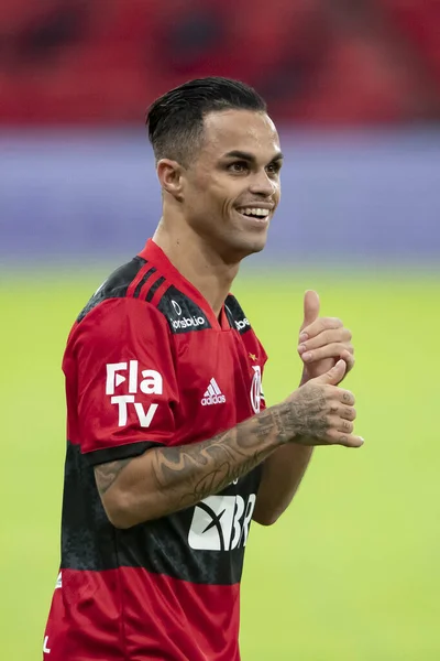 Rio Brasil Maio 2021 Jogador Michael Jogo Entre Flamengo Volta — Fotografia de Stock