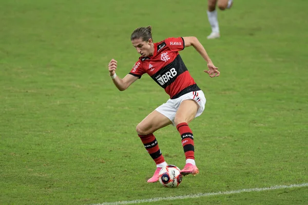 Rio Brezilya Mayıs 2021 Filipe Luis Maracana Stadyumu Nda Oynanan — Stok fotoğraf