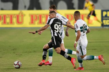 Rio, Brezilya - Haziran 05, 2021: Rafael Navarro, Sao Januario Stadyumu 'nda oynanan Brezilya Şampiyonası (serie A) 2st raundunda Fluminense ile Cuiaba arasındaki maçta yer aldı.