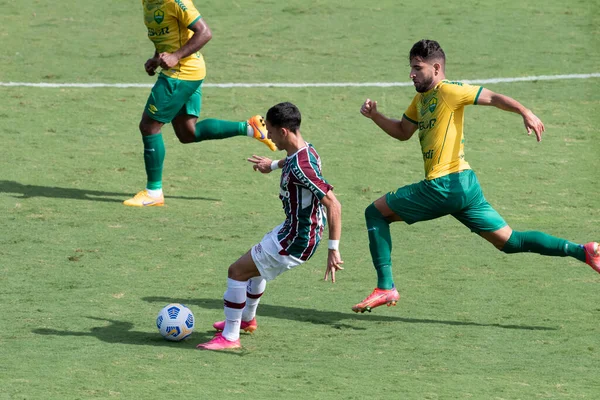 Rio Brezilya Haziran 2021 Gabriel Teixeira Fluminense Ile Cuiaba Arasındaki — Stok fotoğraf