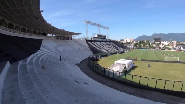 Río Brasil Junio 2021 Vista Del Estadio Vasco Gama Sao — Vídeos de Stock