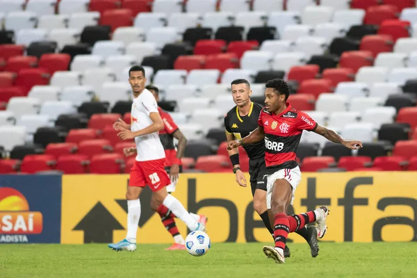 Rio Brésil Juin 2021 Joueur Vitinho Dans Match Entre Flamengo — Photo