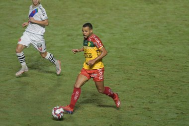 Rio, Brezilya - Haziran 27, 2021: Sao Januario Stadyumu 'nda oynanan 7' nci Brezilya Şampiyonası (B serisi) maçında Vasco ile