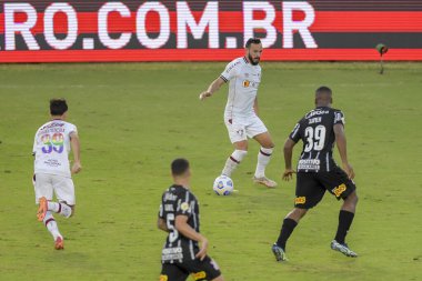 Rio, Brezilya - 27 Haziran 2021: Gabriel Teixeira Fluminense ile Corinthians arasındaki maçta Sao Januario Stadyumu 'nda oynanan Brezilya Şampiyonası (Serie A) 7.
