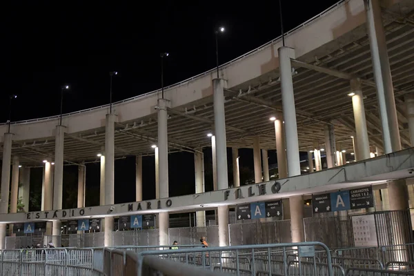 Río Brasil Julio 2021 Lado Externo Del Estadio Maracana Por — Foto de Stock