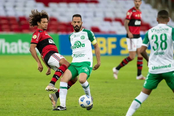 Rio Brasil Julho 2021 Willian Arao Jogo Entre Flamengo Chapecoense — Fotografia de Stock