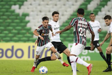Rio, Brezilya - 17 Temmuz 2021: Gabriel Teixeira Fluminense 0-1 Gremio ile Brezilya Şampiyonası (serie A) arasında oynanan maçta