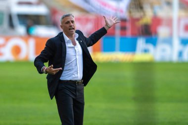 Rio, Brezilya - 25 Temmuz 2021: Maracana Stadyumu 'nda oynanan Brezilya Şampiyonası' nda (serie A) Flamengo 5 - 1 Sao Paulo maçında oynanan maçta Hernan Crespo teknik direktörü