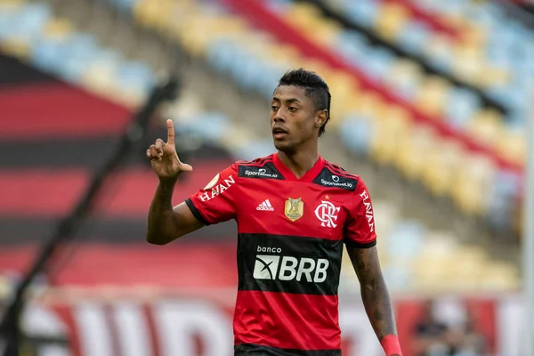 Rio Brasil Julho 2021 Jogador Bruno Henrique Jogo Entre Flamengo — Fotografia de Stock