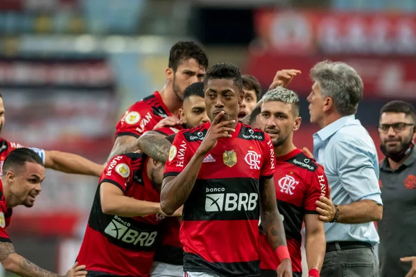 Rio Brasil Julho 2021 Jogador Bruno Henrique Jogo Entre Flamengo — Fotografia de Stock