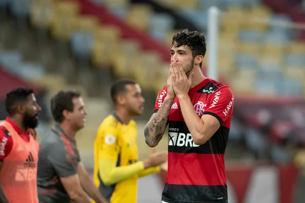 Rio Brasil Julho 2021 Jogador Gustavo Henrique Jogo Entre Flamengo — Fotografia de Stock