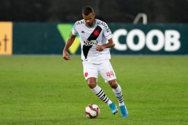 Rio, Brezilya - 31 Temmuz 2021: Ernando oyuncusu Botafogo 2 ile 0 Vasco da Gama arasında Nilton Santos Stadyumu 'nda oynanan Brezilya Şampiyonası (serisi B) 15. raundunda oynandı.