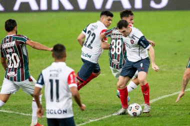 Rio, Brezilya - 3 Ağustos 2021: Mauro Boselli, Maracana Stadyumu 'nda oynanan Libertadores Kupası' nda 8.