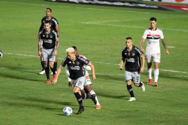 Rio, Brezilya - Ağustos 04, 2021: Marquinhos Gabriel, Sao Januario Stadyumu 'nda oynanan Brezilya Kupası maçında Vasco ile Sao Paulo arasındaki maçta oynadı.