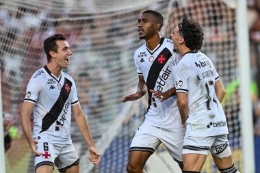 Rio, Brezilya - Ekim 05, 2025: Sao Januario Stadyumu 'nda oynanan Vasco x Vitoria maçında Brezilya Şampiyonası' nın 27.