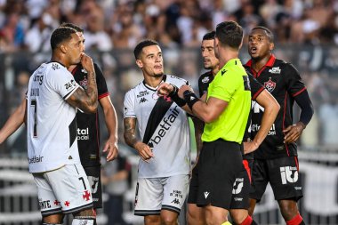 Rio, Brezilya - Ekim 05, 2025: Sao Januario Stadyumu 'nda oynanan Vasco x Vitoria maçında Coutinho oyuncusu