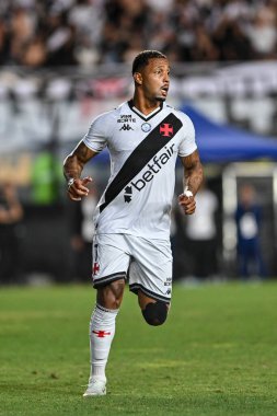 Rio, Brezilya - Ekim 05, 2025: Sao Januario Stadyumu 'nda oynanan Vasco x Vitoria maçında David oyuncu