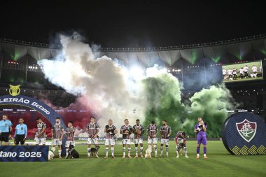 Rio, Brezilya - 27 Kasım 2025: Fluminense 6 x 0 Sao Paulo arasında oynanan maçta Maracana Stadyumu 'nda oynanan 36.