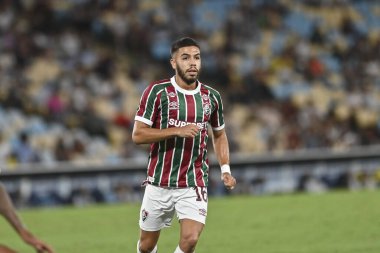Rio, Brezilya - 27 Kasım 2025: Fluminense 6 x 0 Sao Paulo arasında oynanan maçta Nonato oyuncusu Maracana Stadyumu 'nda düzenlenen 36.