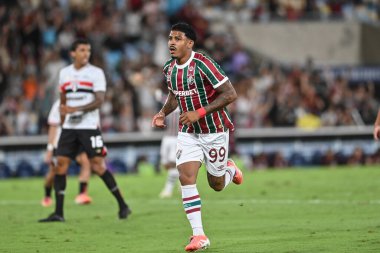 Rio, Brezilya - 27 Kasım 2025: John Kennedy Fluminense 6 x 0 Sao Paulo arasında oynanan maçta Maracana Stadyumu 'nda oynanan 36.