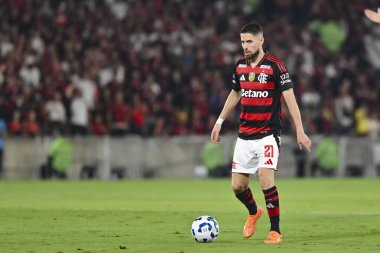 Rio, Brezilya - 03 Aralık 2025: Maracana Stadyumu 'nda oynanan Flamengo x Ceara maçında Jorginho oyuncusu