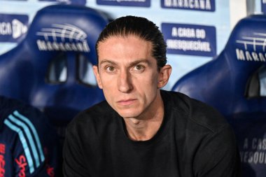 Rio, Brezilya - 3 Aralık 2025: Filipe Luis koçu Flamengo x Ceara arasında oynanan maçta Maracana Stadyumu 'nda oynanan 37.