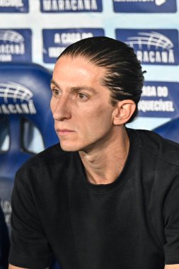 Rio, Brezilya - 3 Aralık 2025: Filipe Luis koçu Flamengo x Ceara arasında oynanan maçta Maracana Stadyumu 'nda oynanan 37.